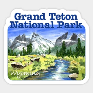 Grand Teton National Park, Wyoming Sticker